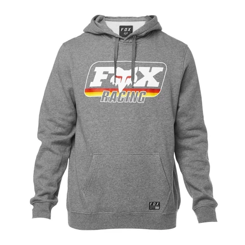 Fox Racing Throwback Kapucnis Pulóver (Szürke)