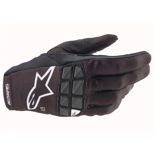 Alpinestars Racefend Motocross Kesztyű (Fekete-fehér)