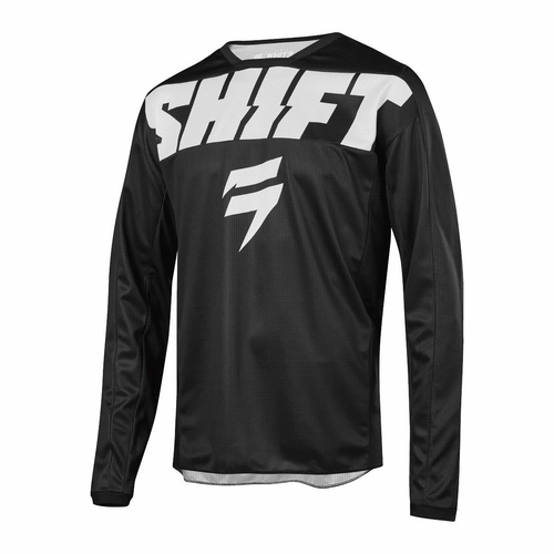 Shift Whit3 York Motocross Mez (fekete-fehér)
