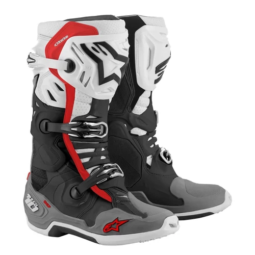 Alpinestars Tech 10 Supervented (fehér-fekete-piros)