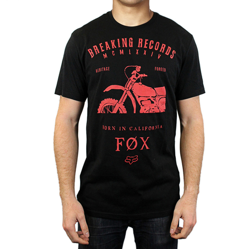 Fox Boxed Out Rövid Ujjú Póló (fekete)