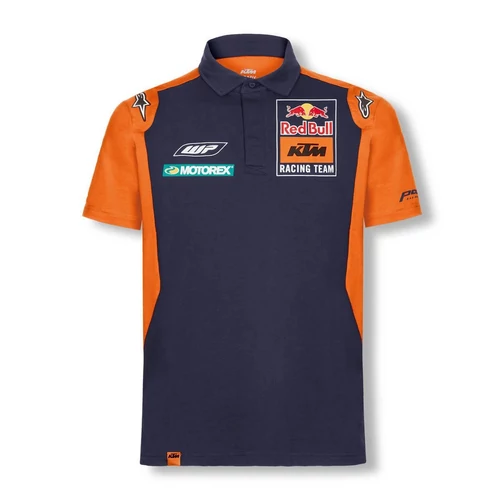 Red Bull KTM Official Teamline Galléros Póló (Navy-Orange)