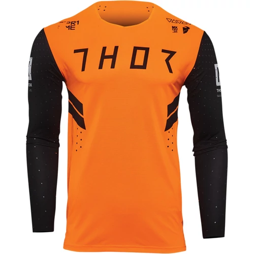 Thor Prime Hero Motocross Mez (Fekete-fluo orange)