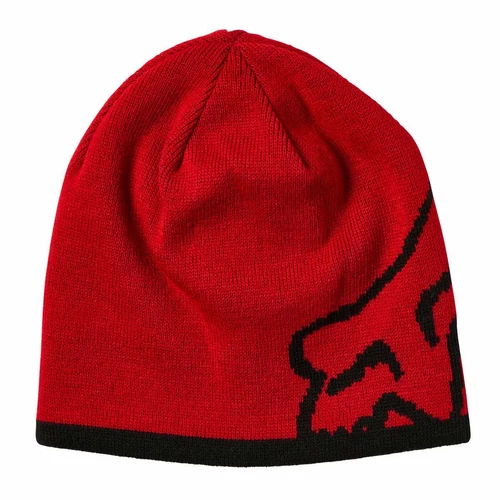 Fox Streamliner Beanie Kifordítható Téli Sapka (Piros)