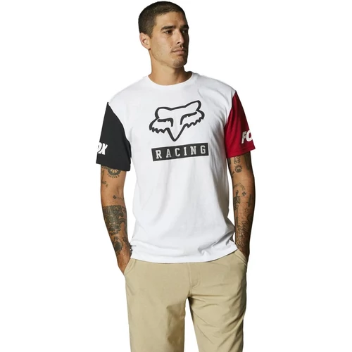 Fox Racing Paddox Contrast Sleeves Póló (Optic fehér)