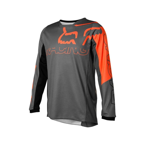 Fox 180 Skew Gyerek Motocross Mez (Szürke-Narancs)