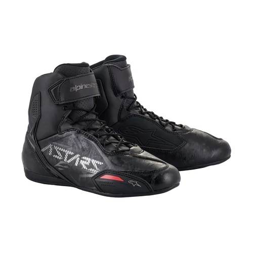 Alpinestars Faster 3 Motoros Cipő (Fekete-Szürke)