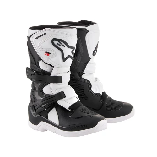 Alpinestars Tech 3S Kisgyerek Motocross Csizma (Fekete-Fehér)