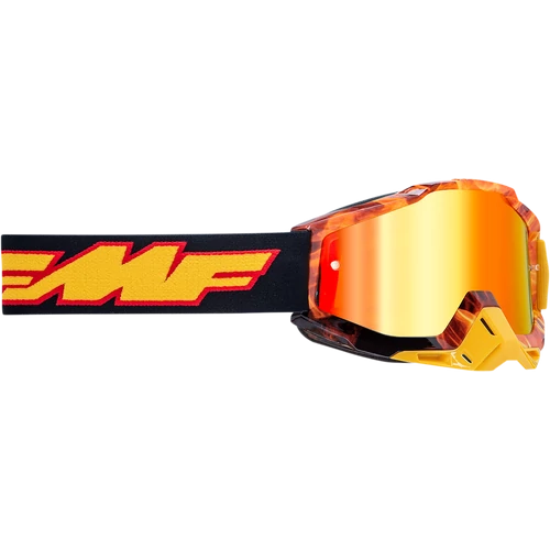 FMF PowerBomb Spark Gyerek MX Szemüveg (Narancs tükrös)