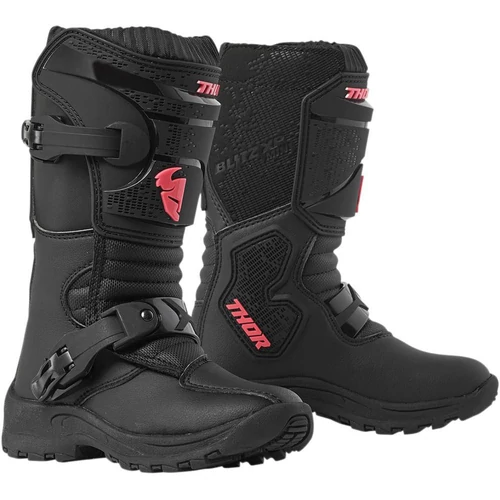 THOR Blitz XP Gyerek Motocross Csizma (Pink-fekete)