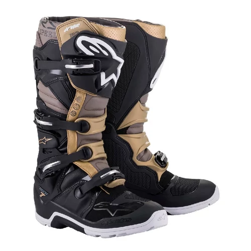 Alpinestars Tech 7 Enduro Csizma (Fekete-Bronz-Barna)
