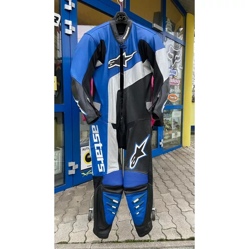 Alpinestars Egyrészes Bőrruha (Kék-Fehér-Fekete)