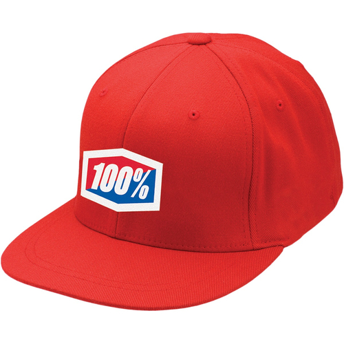 100% Essential Flex Baseball Sapka (Piros)