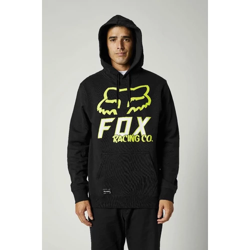 Fox Hoodie Hightail Kapucnis Pulóver (Fekete)