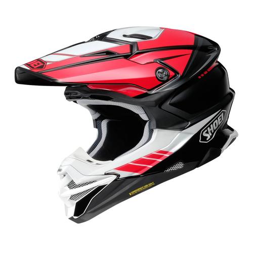 SHOEI VFX-WR Jammer TC-1 Motocross Bukósisak (Piros-Fehér)