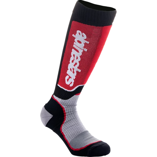 Alpinestars MX Plus Gyerek zokni (Fekete-Piros-Szürke)