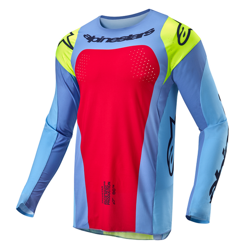 Alpinestars Techstar OCURI 2024 MX Mez (Kék-Sárga-Piros)