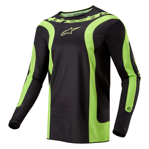 Alpinestars Fluid Lurv MX 2024 Mez (Fekete-Sárga Fluo)