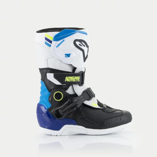 Alpinestars Tech 3S Kisgyerek Motocross 2024 Csizma (Kék-Fehér-Fekete)