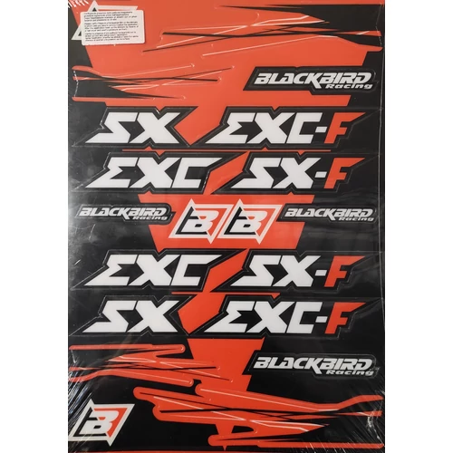 Blackbird KTM SX, SX-F, EXC, EXC-F Matrica szett