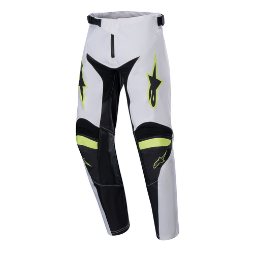 Alpinestars Racer Lucent Gyerek Motocross 2024 Nadrág (Fehér-Fekete-Fluo)
