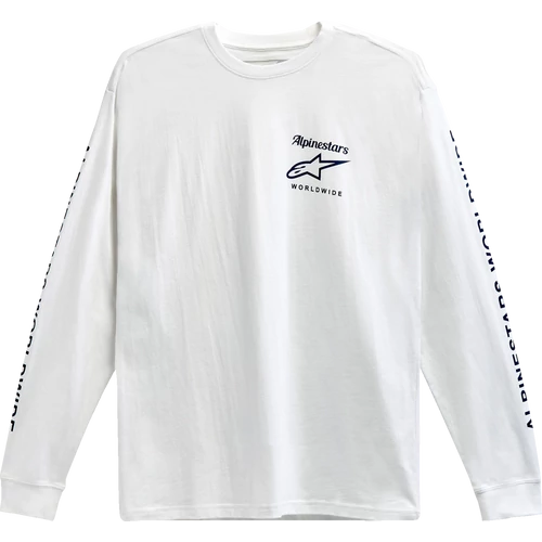 Alpinestars Authenticated Hosszú Ujjú Póló (Fehér-Fekete)
