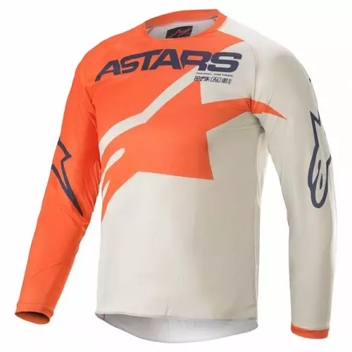 Alpinestars Racer Braap Gyerek MX Mez (Orange-Gray-Blue)