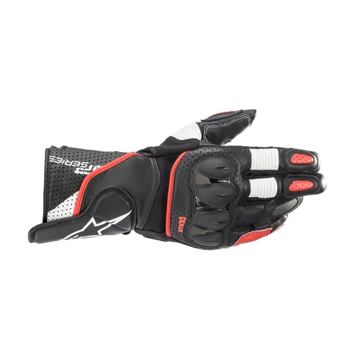 Alpinestars SP-2 V3 Motoros Bőrkesztyű (Fekete-Fehér-Piros)