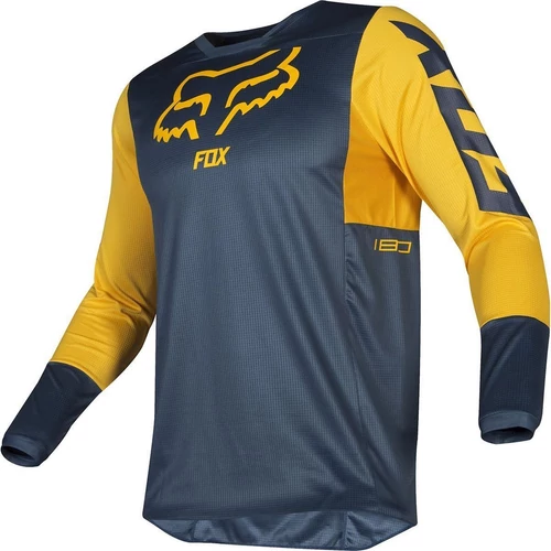 Fox Racing 180 PRZM Motocross Mez (Navy-Sárga)