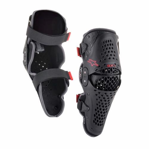 Alpinestars SX-1 Térdvédő (Fekete-Piros)