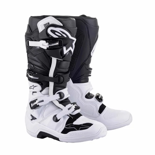 Alpinestars Tech 7 MX Csizma (Fehér-Fekete)