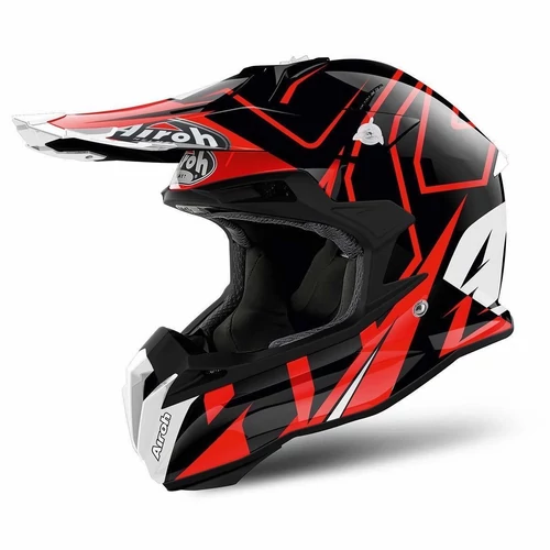 Airoh Terminator Open Vision Carnage MX Bukósisak (Piros)