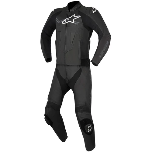 Alpinestars Challanger V2 Kétrészes Bőrruha (Fekete)