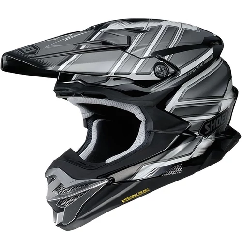 Shoei VFX-WR Glavie TC-5 Motocross Bukósisak (Szürke-Fekete)
