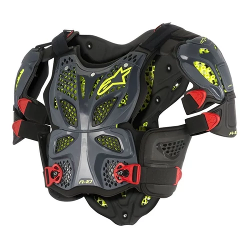 Alpinestars A-10 Motocross Páncél (Szürke-zöld)