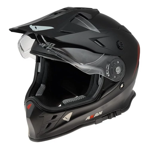 UFO Akan Enduro Bukósisak (Matt fekete)