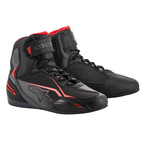 Alpinestars Faster 3 Motoros Cipő (Fekete-Piros)