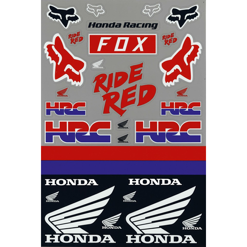 Fox Honda Track Pack Matricaszett