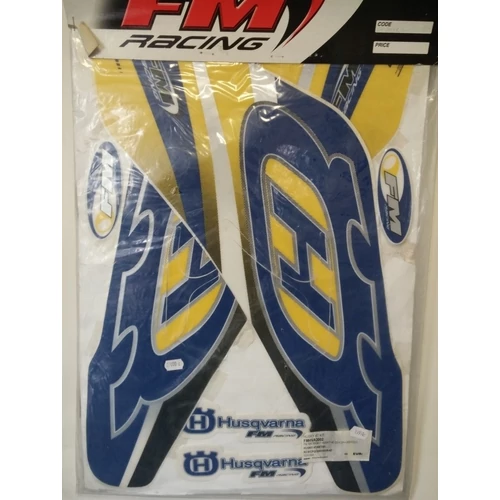 FM Racing Husky 4T Dekor Kit, Matrica szett Üléshuzattal