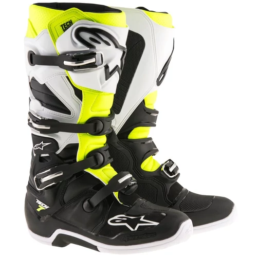 Alpinestars Tech 7 Motocross Csizma (Fekete-Fluo)