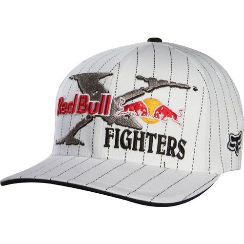 Fox Red Bull X-Fighters Core Flexfit Baseball Sapka (Fehér)