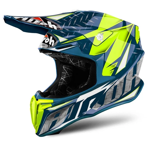 Airoh Twist Iron Blue Gloss Bukósisak