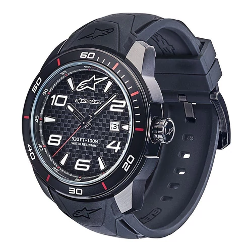 Alpinestars Tech Watch 3H Karóra (Fekete, Szilikon pánt)